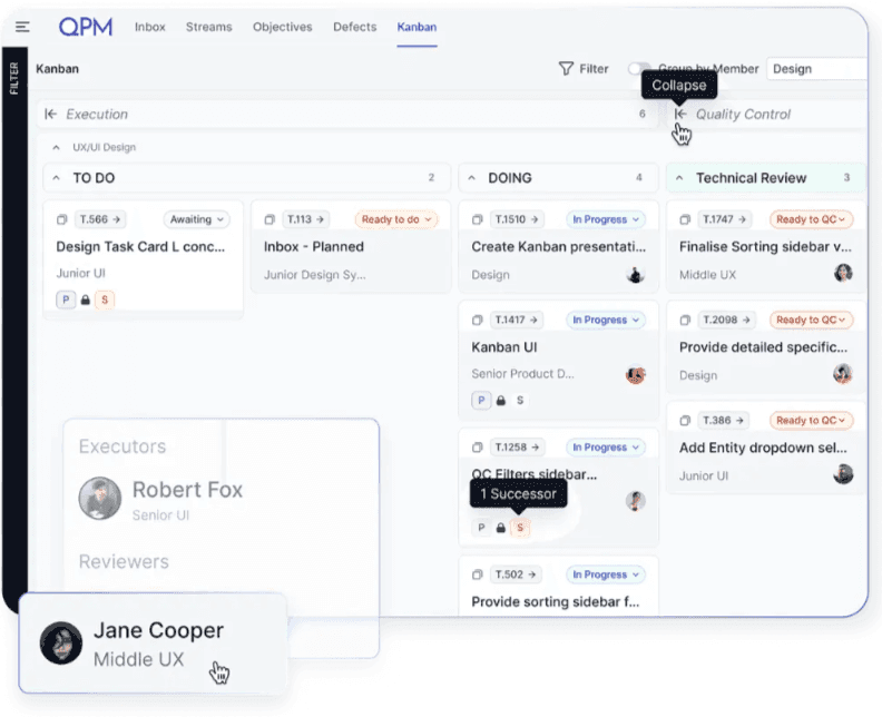 QPM.ai Kanban Boards in beta version